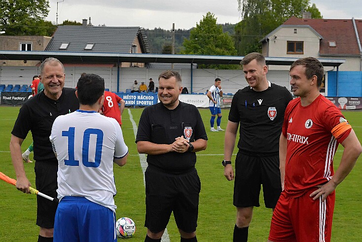 FK Náchod vs FC Spartak Rycnov nad Kněžnou 3-0 5. česká fotbalová liga, ročník 2024/2025, 25. kolo