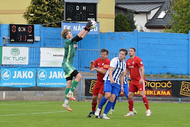 FK Náchod vs FC Spartak Rycnov nad Kněžnou 3-0 5. česká fotbalová liga, ročník 2024/2025, 25. kolo