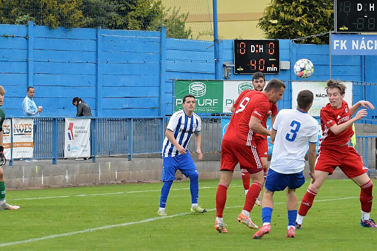 FK Náchod vs FC Spartak Rycnov nad Kněžnou 3-0 5. česká fotbalová liga, ročník 2024/2025, 25. kolo