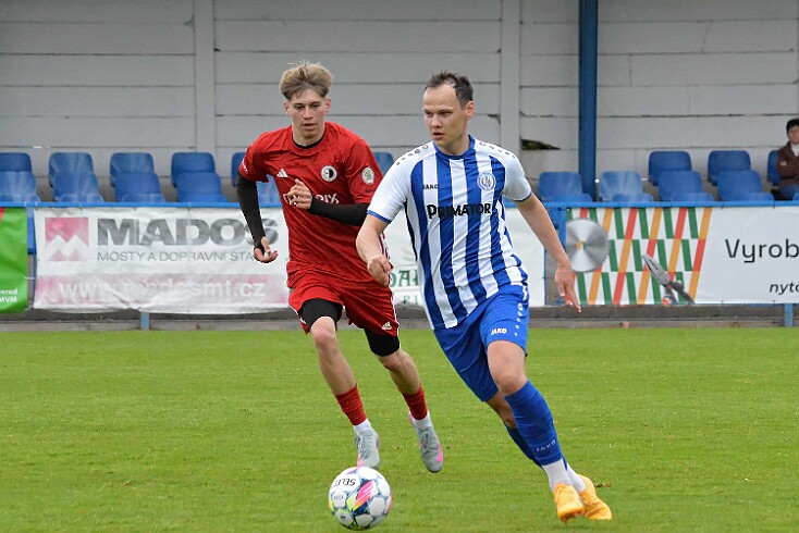 FK Náchod vs FC Spartak Rycnov nad Kněžnou 3-0 5. česká fotbalová liga, ročník 2024/2025, 25. kolo