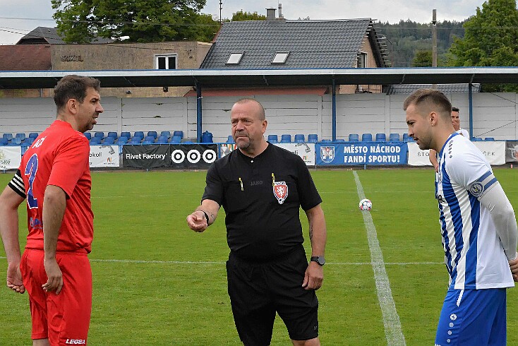FK Náchod vs SK Libčany 2:1 5. česká fotbalová liga, ročník 2024/2025, 27. kolo
