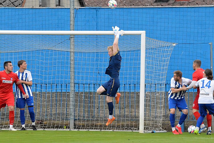 FK Náchod vs SK Libčany 2:1 5. česká fotbalová liga, ročník 2024/2025, 27. kolo