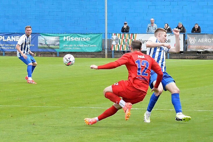 FK Náchod vs SK Libčany 2:1 5. česká fotbalová liga, ročník 2024/2025, 27. kolo