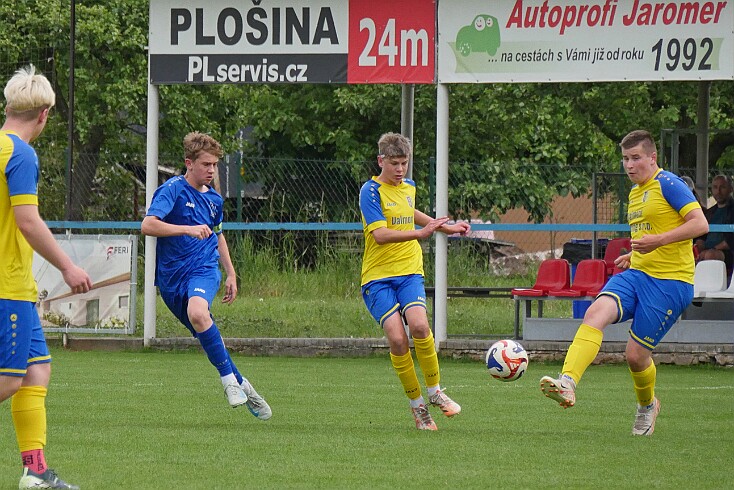 img007 KP U15 FK Jaromer - FC Mlade Buky 20250525 foto Vaclav Mlejnek