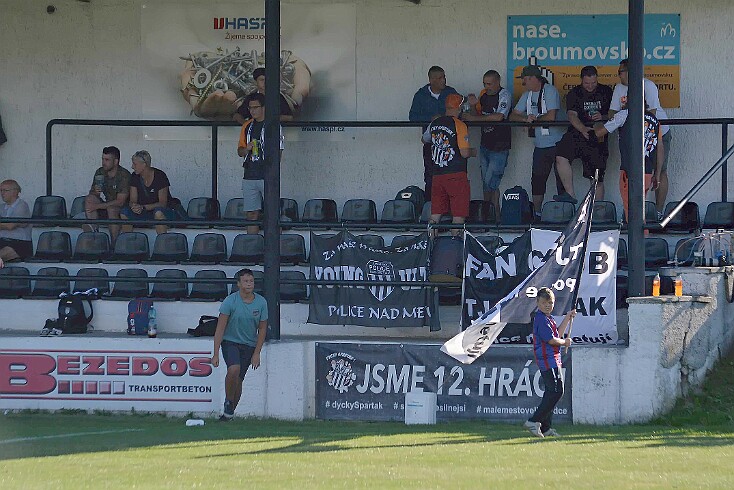 Spartak Police nad Metují vs FK Náchod 3-2 4. česká fotbalová liga, ročník 2025/2026, 2. kolo