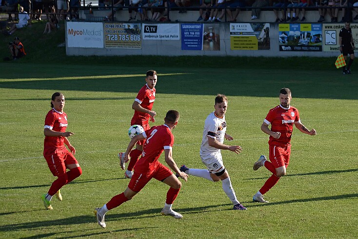 Spartak Police nad Metují vs FK Náchod 3-2 4. česká fotbalová liga, ročník 2025/2026, 2. kolo