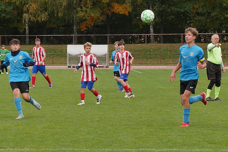 img020 KP U15 MFK N.Mesto n.M. - FK Jaromer 20251012 foto Vaclav Mlejnek