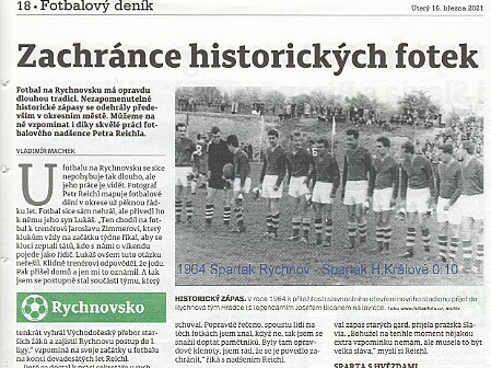 20210316 - Fotbalový deník z východních Čech
