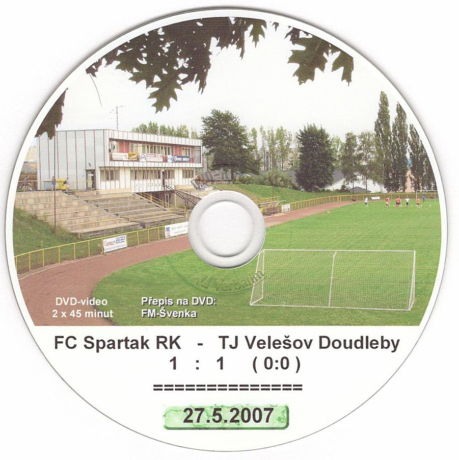 20070527-RK-Doudleby_1-1 Sice to není vítězství, ale derby je derby