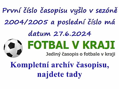 Fotbal v kraji Archiv fotbalového časopisu