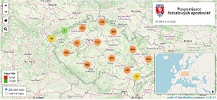 Mapa hřišť FAČR