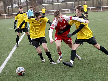 250125 - H.Králové Slavia - V.Mýto - přípravný zápas U19 - ©ZH